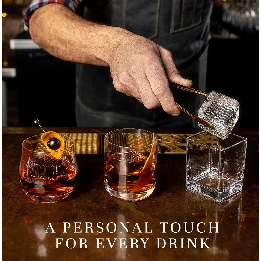 Ash Harbor Elements Ice Design Tray Earth Wind Fire Water Clear Ice‎ Stamp